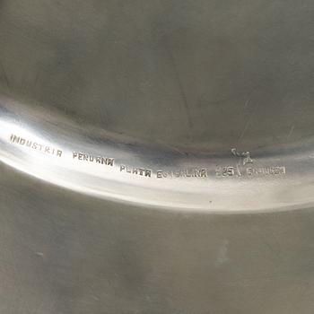 Plates, 11 pcs, sterling silver, Camusso, Peru, second half of the 20th Century.