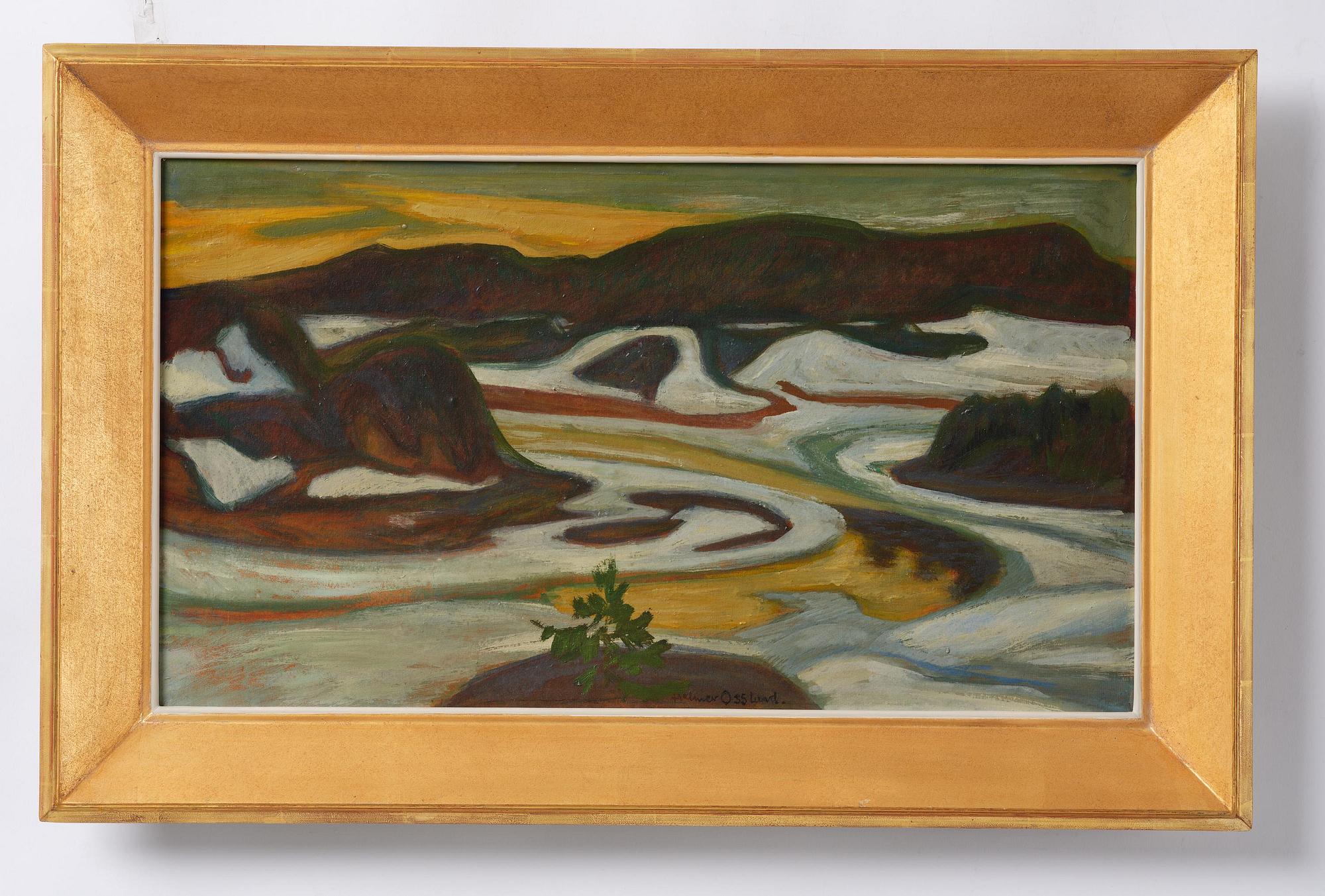 Helmer Osslund, Islossning, Ångermanälven.