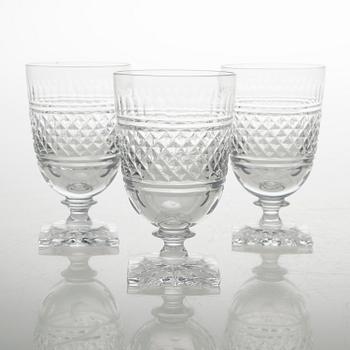 BÅLSKÅL, KARAFF och 87 st GLAS, glas.