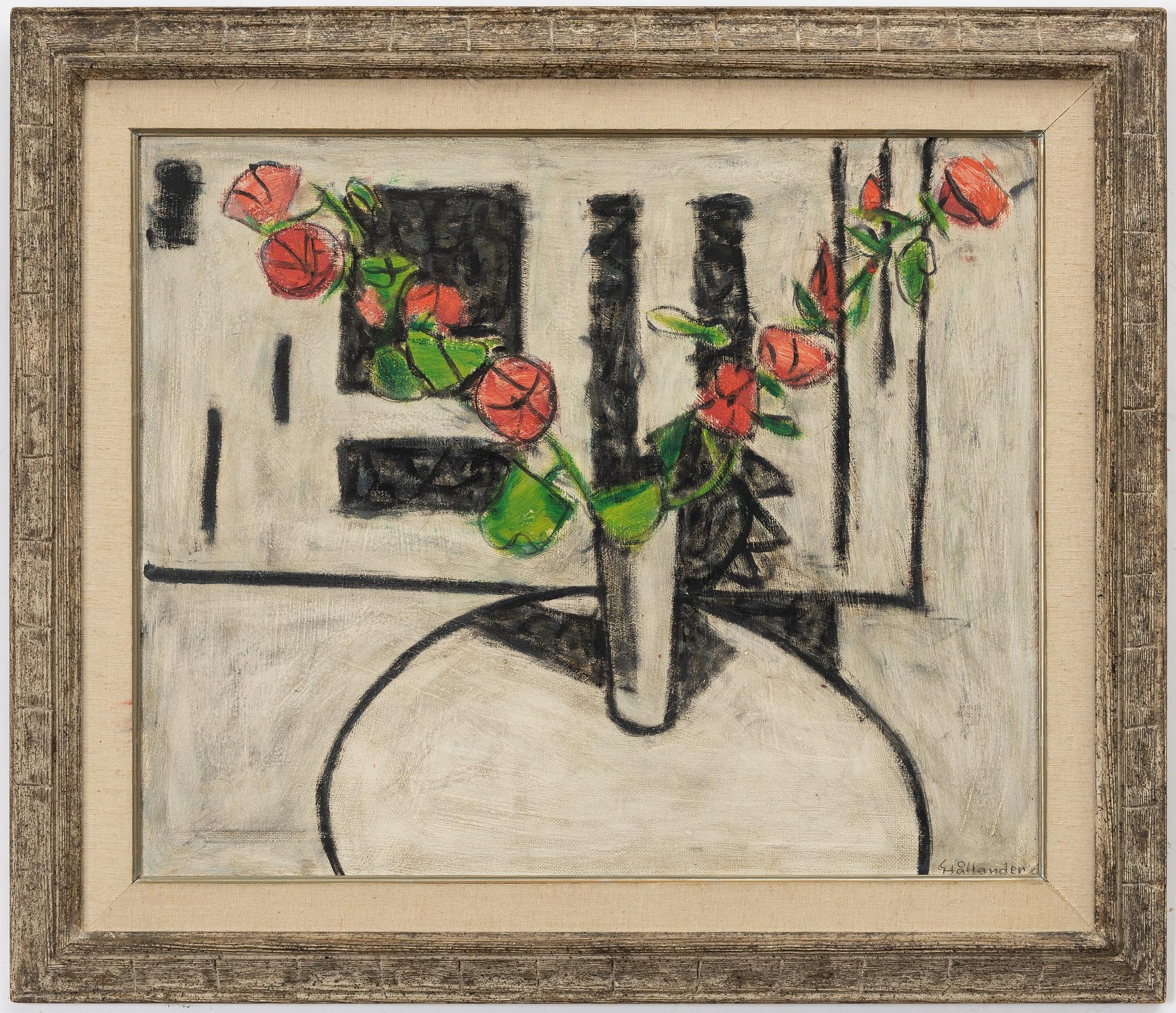 Gunnar Hållander, "Röda blommor".