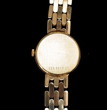 ARMBANDSUR, med integrerad länk 14k guld, Certina. Länk Gunnar Carlander, Stockholm, 1960/70-tal. Tot vikt 28,2g.