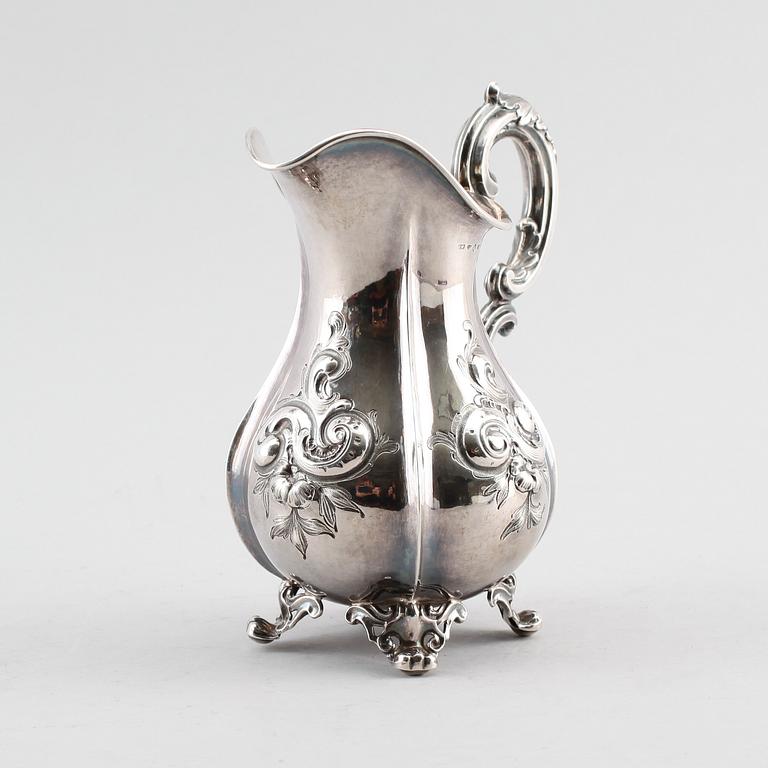 KANNA, silver, svenska stämplar, 1800-tal. Vikt ca 302 gram.