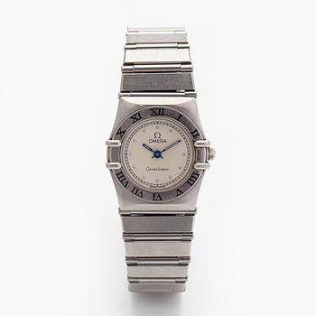 Omega, Constellation, armbandsur, 22,5 mm, stål, quartz, safirglas.