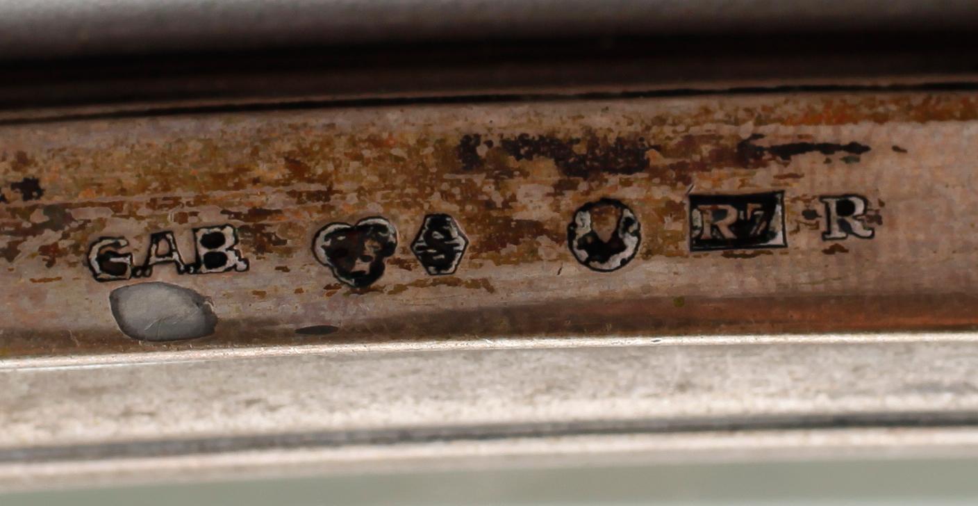 HANDSPEGEL, silver, G.A.B, 1919.