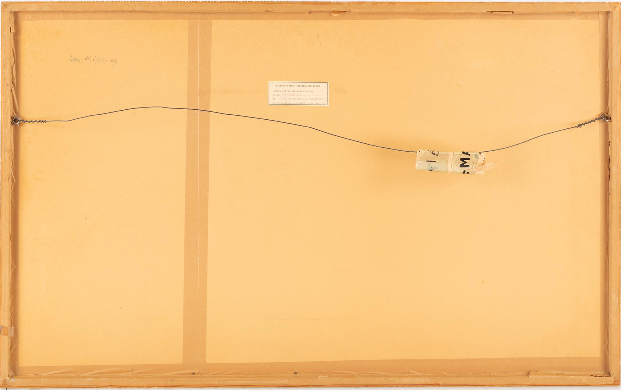 Peter Phillips, silkscreen, 1965, signed 130/200.