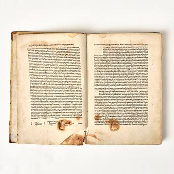 Incunable, Horace, 1481.