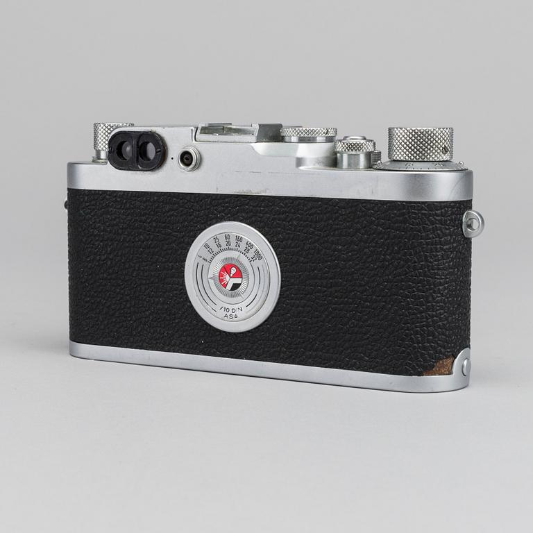 KAMERA,  Leica IIIg, NR 846509. Wetzlar, Tyskland 1956. Med Summicron f=5 cm. 1:2 Nr. 1105688.