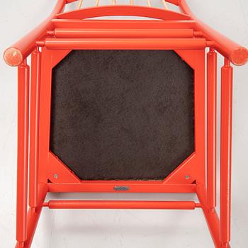 Josef Frank, a set of four model '2025' chairs, Firma Svenskt Tenn, post 1985.