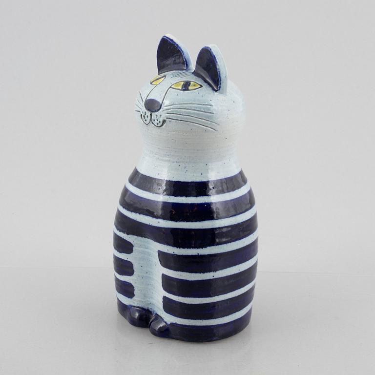 Lisa Larson, figurin, stengods, "Stor katt" ur serien "Tripp, trapp, trull", Gustavsberg.