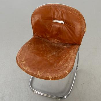 Gastone Rinaldi, Chairs, "Sabrina", 6 plus 1 chair, Italy, 1970s.