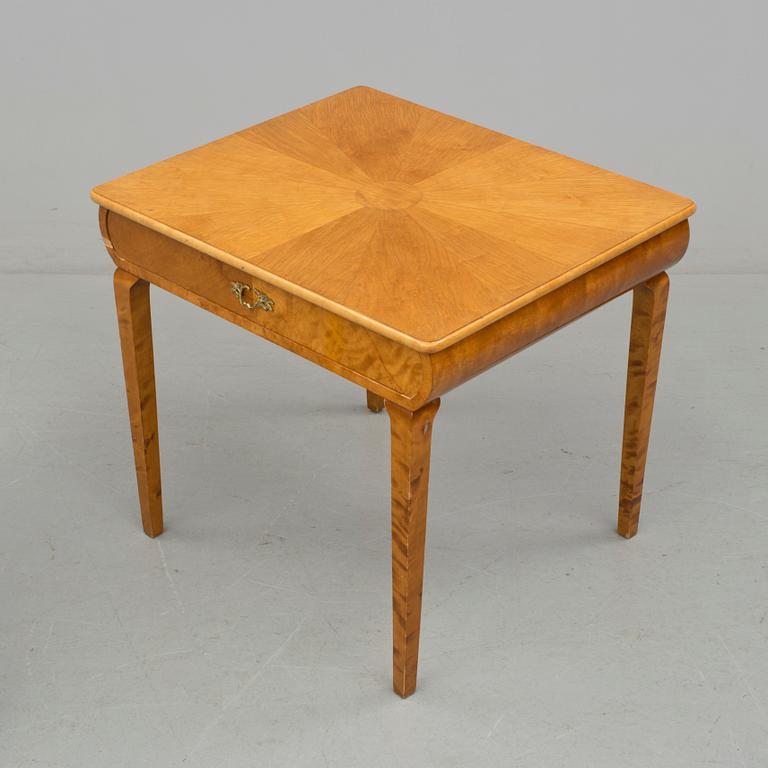 SALONGSMÖBLEMANG, Art Déco, 4 delar, 1940-tal.