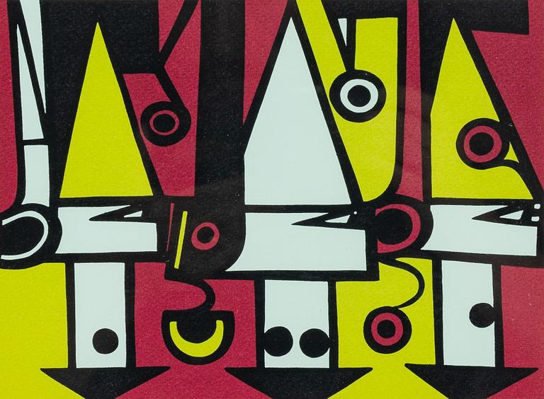 Olle Bærtling, "Intrépidité" . Ur sviten "The Angles of Open Form Infinite Space from Cinètisme to Open Form 1949 - 1968".