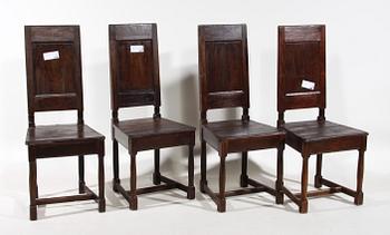 STOLAR, 4 st, allmoge, 1800/1900-tal.