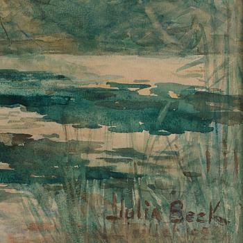 Julia Beck, Water Reflections.