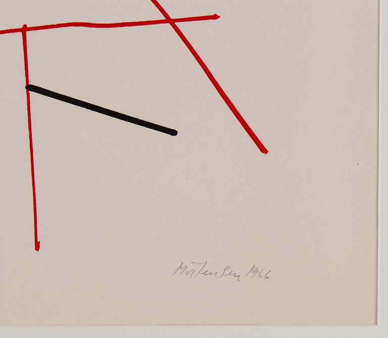 RICHARD MORTENSEN, färgserigrafi, 1966, signerad, 23/75 XXV.