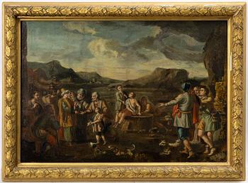 Flemish School, 16th/17th century, Joseph Rescued from the Well.