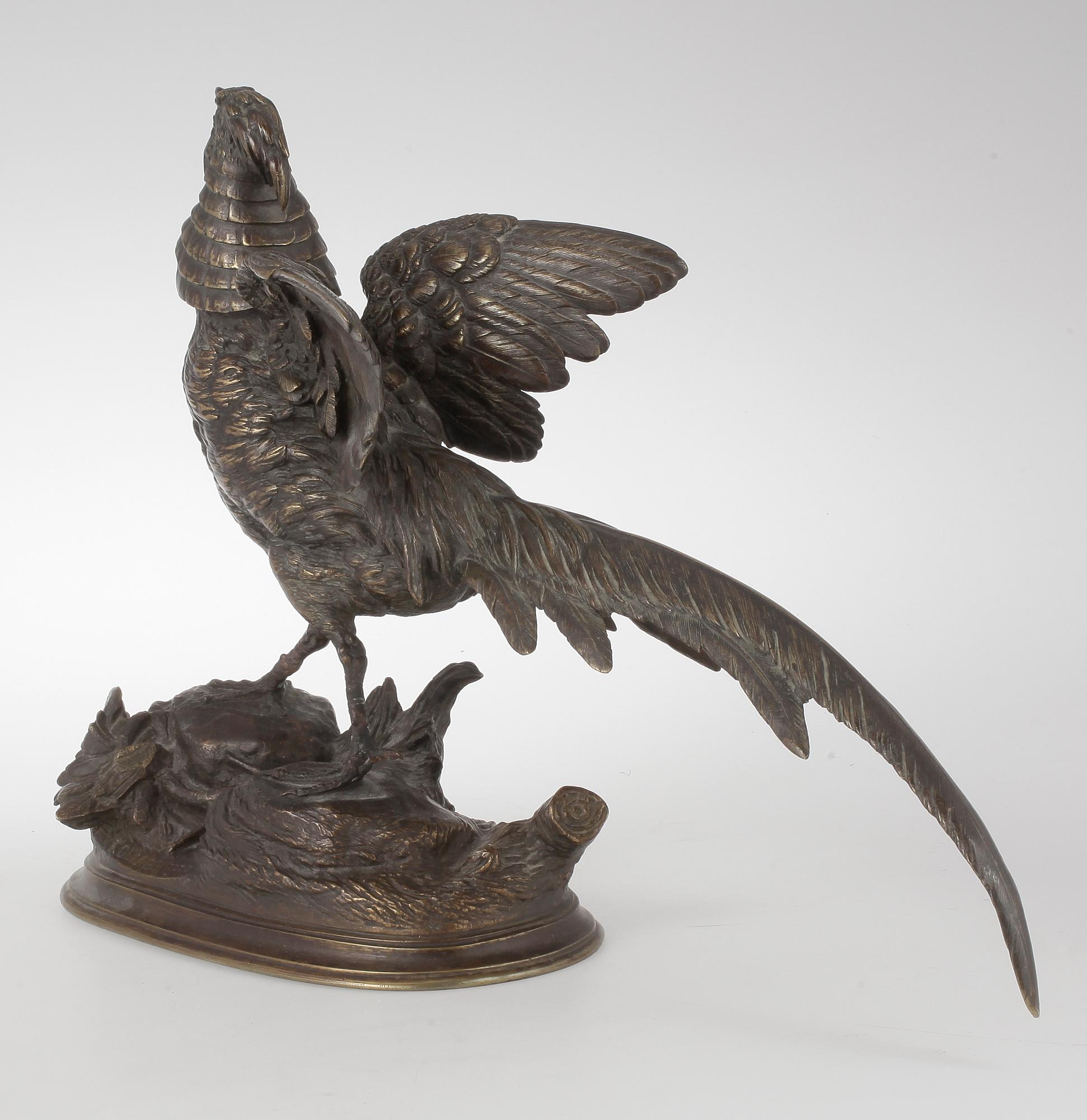 PAUL-ÉDOUARD DELABRIÈRRE, efter, Patinerad metall, 1900-tal.