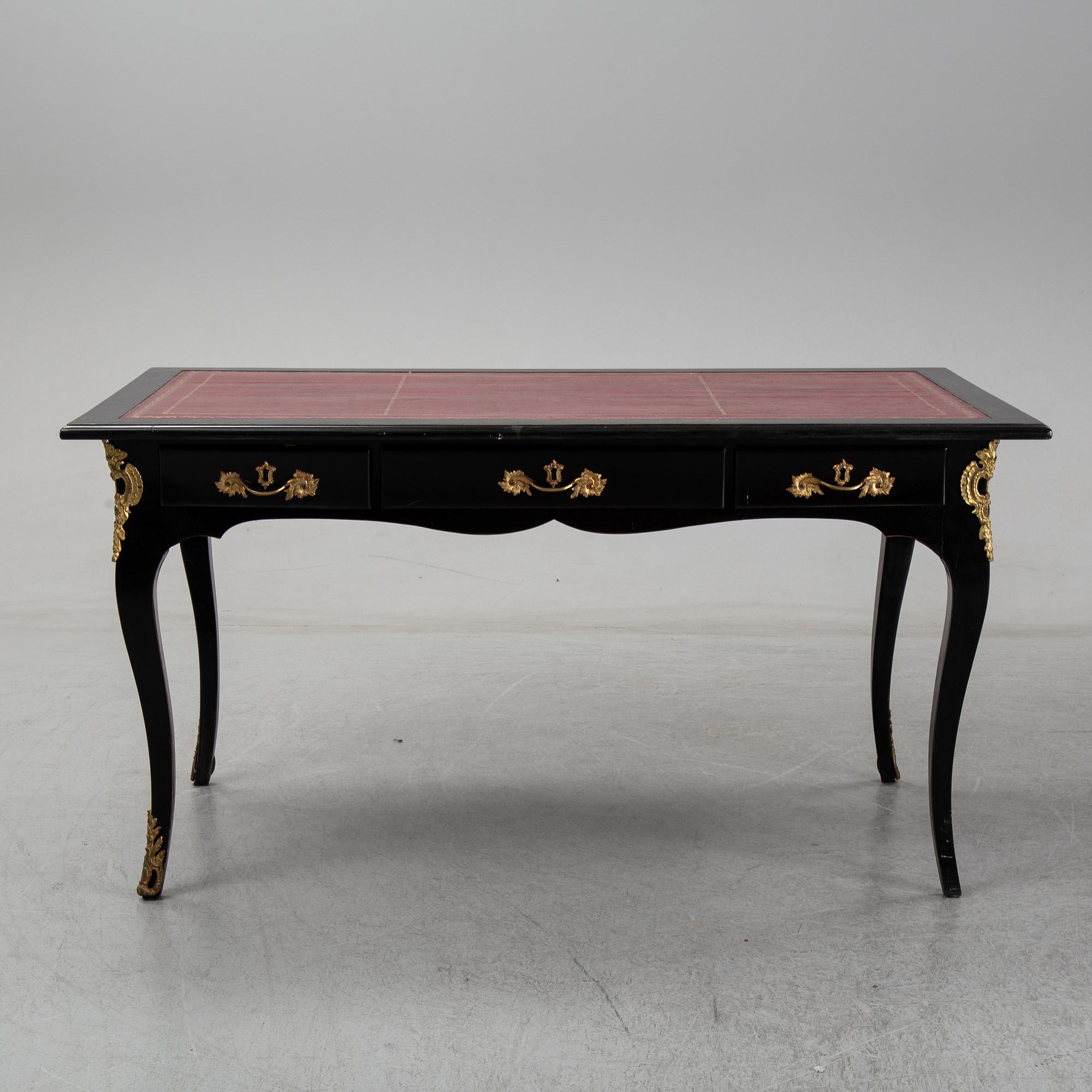 A Swedish Rococo writing desk, second half of the 18th century.