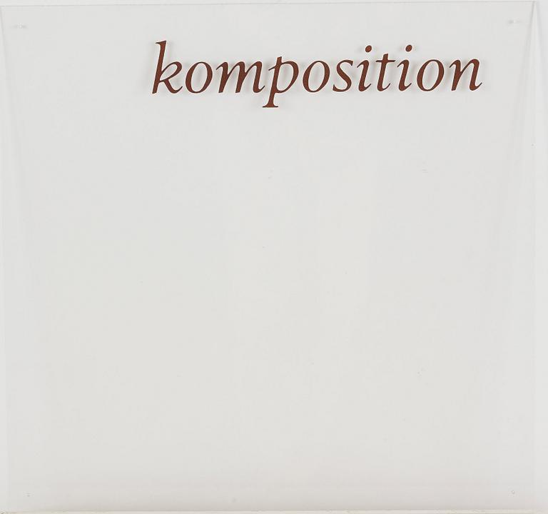 Anders Widoff, "Komposition, Mondrian".