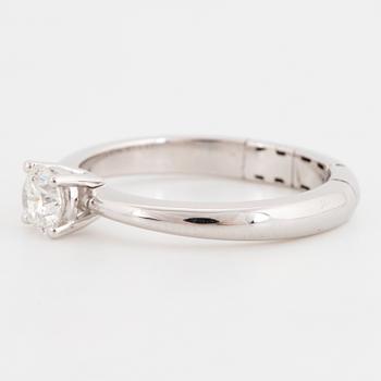 RING, med briljantslipad diamant ca 0,40 ct.