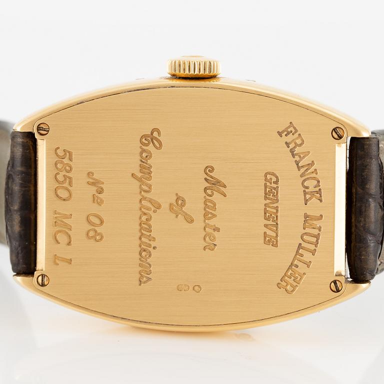 Franck Muller, Master Calendar, wristwatch, 32 x 38,5 mm.