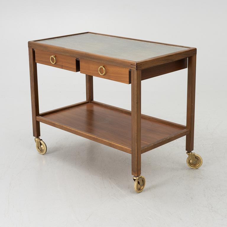 Evald Melander, serving trolley, model 'Britta', Mele-Möbler, Stockholm, c. 1960.