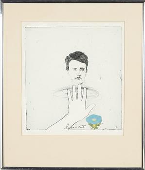 Jim Dine, etching & lithograph in colours, 1972, signed 28/75.