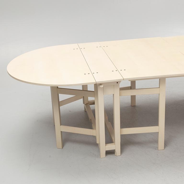 Drop-leaf table, a pair, "Bergslagen", from Ikea's 18th-century series, 1990s.