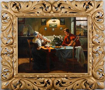 ALOIS TELARIK, olja på duk, signerad.