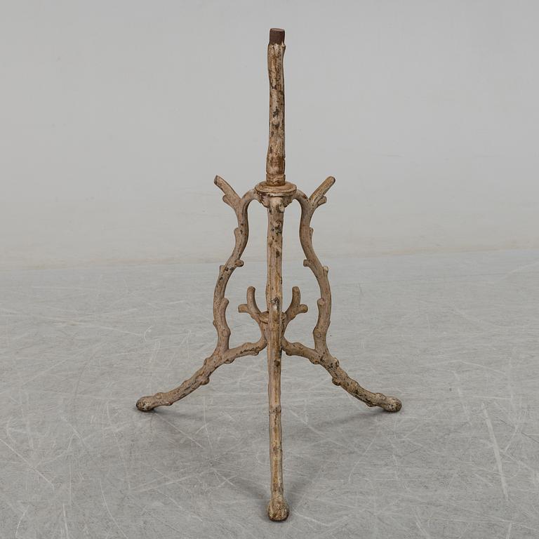 Cast iron stands, 20th century.