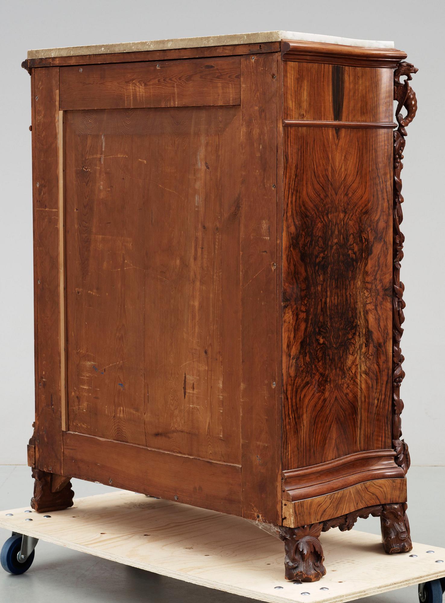 SKÅP, nyrokoko, sent 1800-tal.