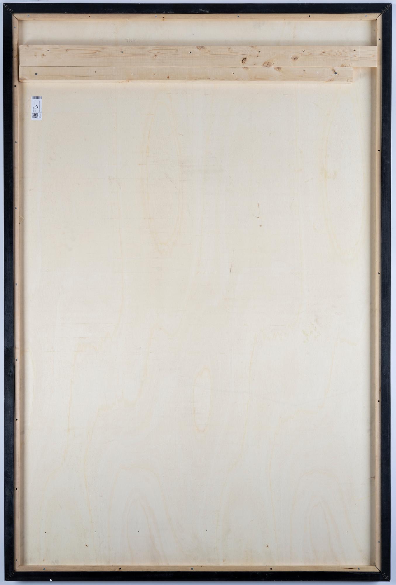 Alek O, painted plastic shutters, executed in 2014.