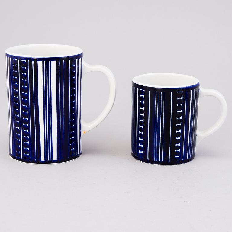 GUNVOR OLIN-GRÖNQVIST, Four 1960s ceramic objects signed GOG Arabia, Finland.