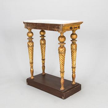 A late Gustavian console table, attributed to Jonas Frisk (Stockholm 1805-24).