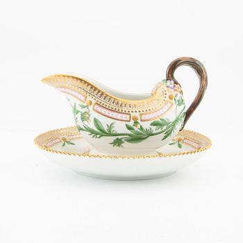 Saucer "Flora Danica" Royal Copenhagen porcelain.