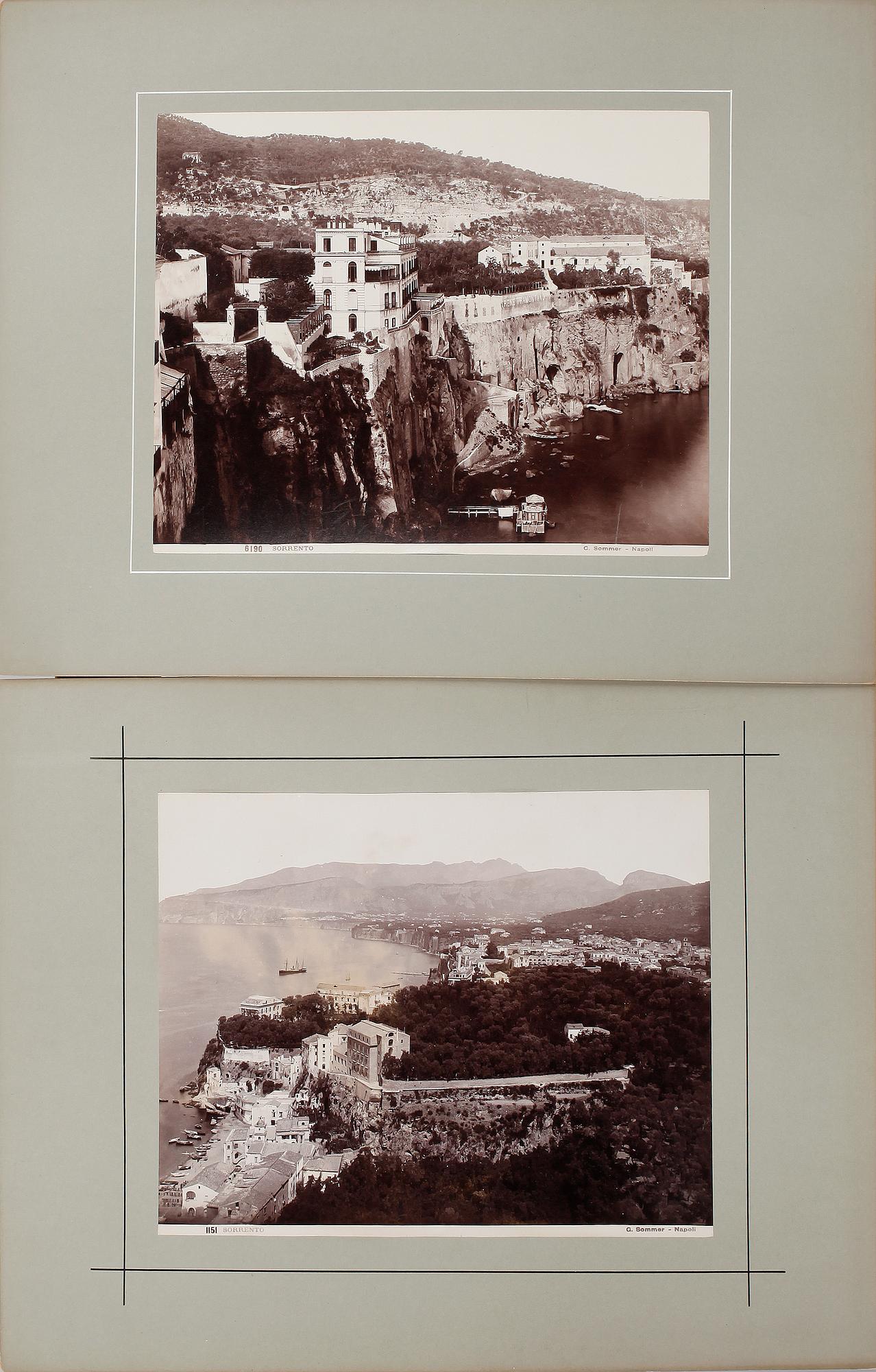 FOTOGRAFIER,  18 st, Italien 1800-talets slut.