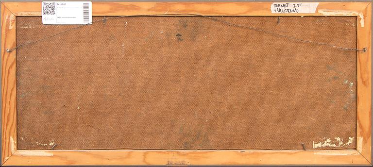 Bengt Hillgrund, oil on panel, signed.