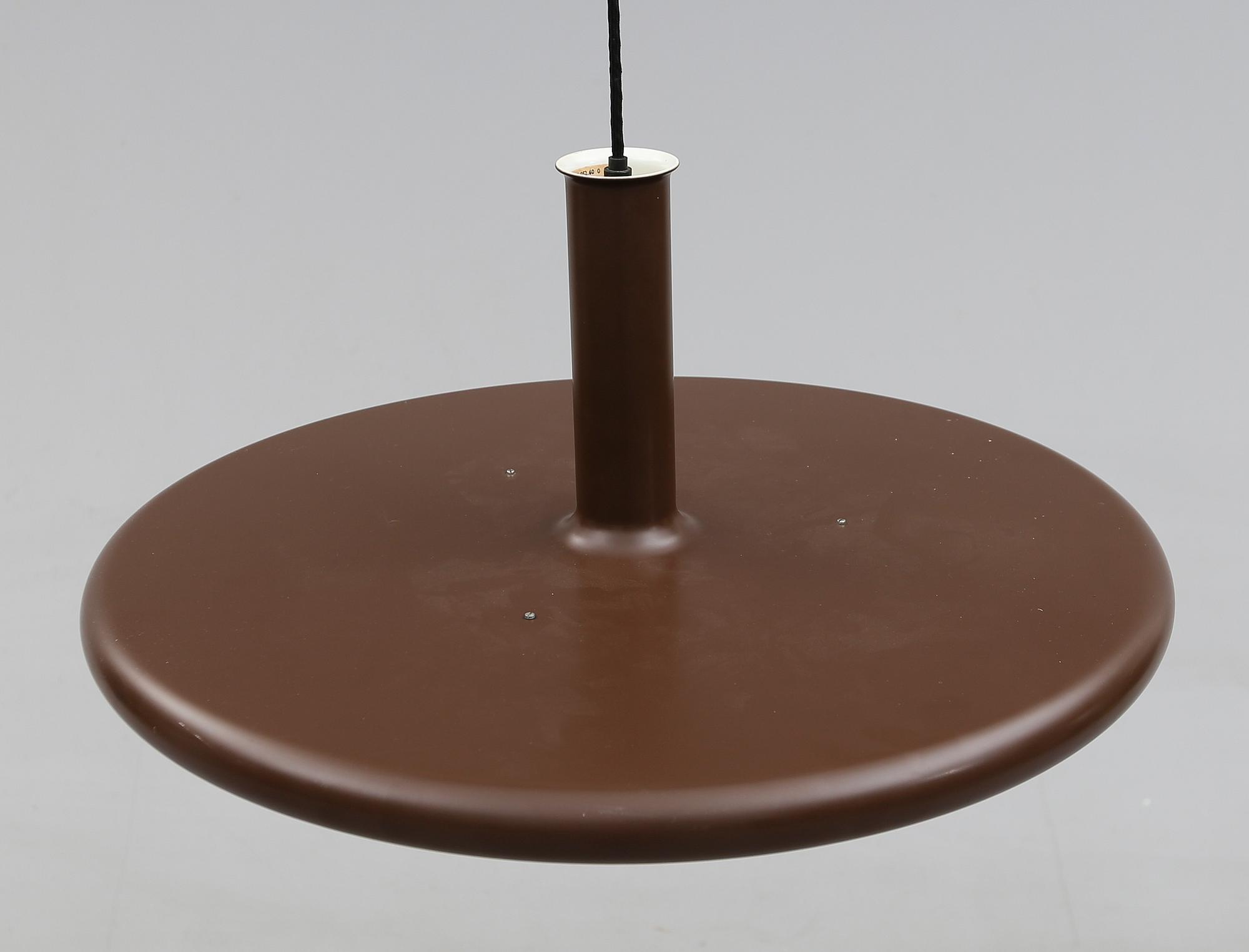 TAKLAMPA, "Optima", Fog & Mørup, Danmark, 1900-talets andra hälft. Höjd 26 cm.