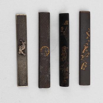 Kodzuka 4 pcs, Japan, 19th century.