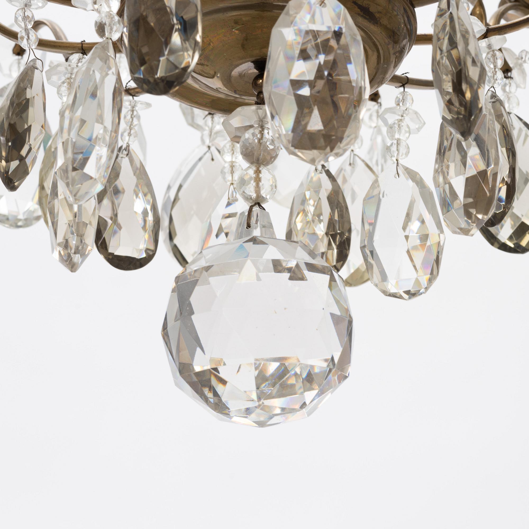 Ljuskrona, rokokostil, 1900-talets första hälft.