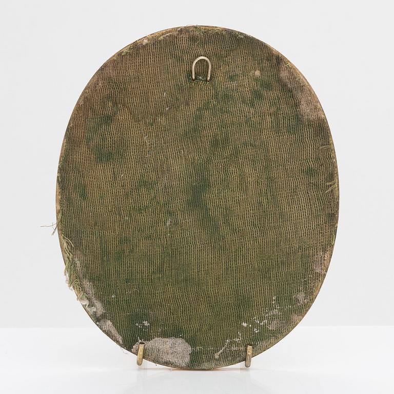 A silver-gilt icon Moskow 1882.