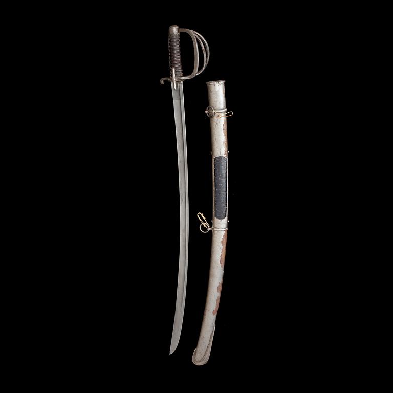 MANSKAPSSABEL, m/1825. Svensk, för kavalleri.