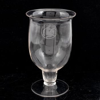 Edward Hald, a goblet, Orrefors, 1929.