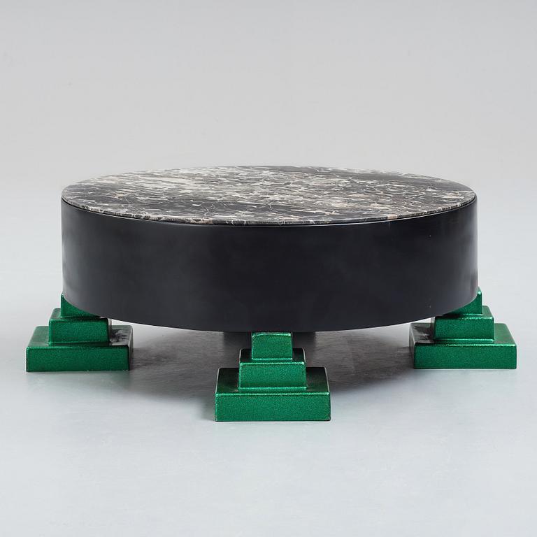 Ettore Sottsass, a "Park Lane" coffee table for Memphis, Italy post 1983.