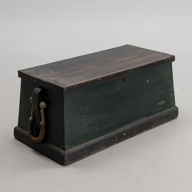 A 19th century seaman's chest.