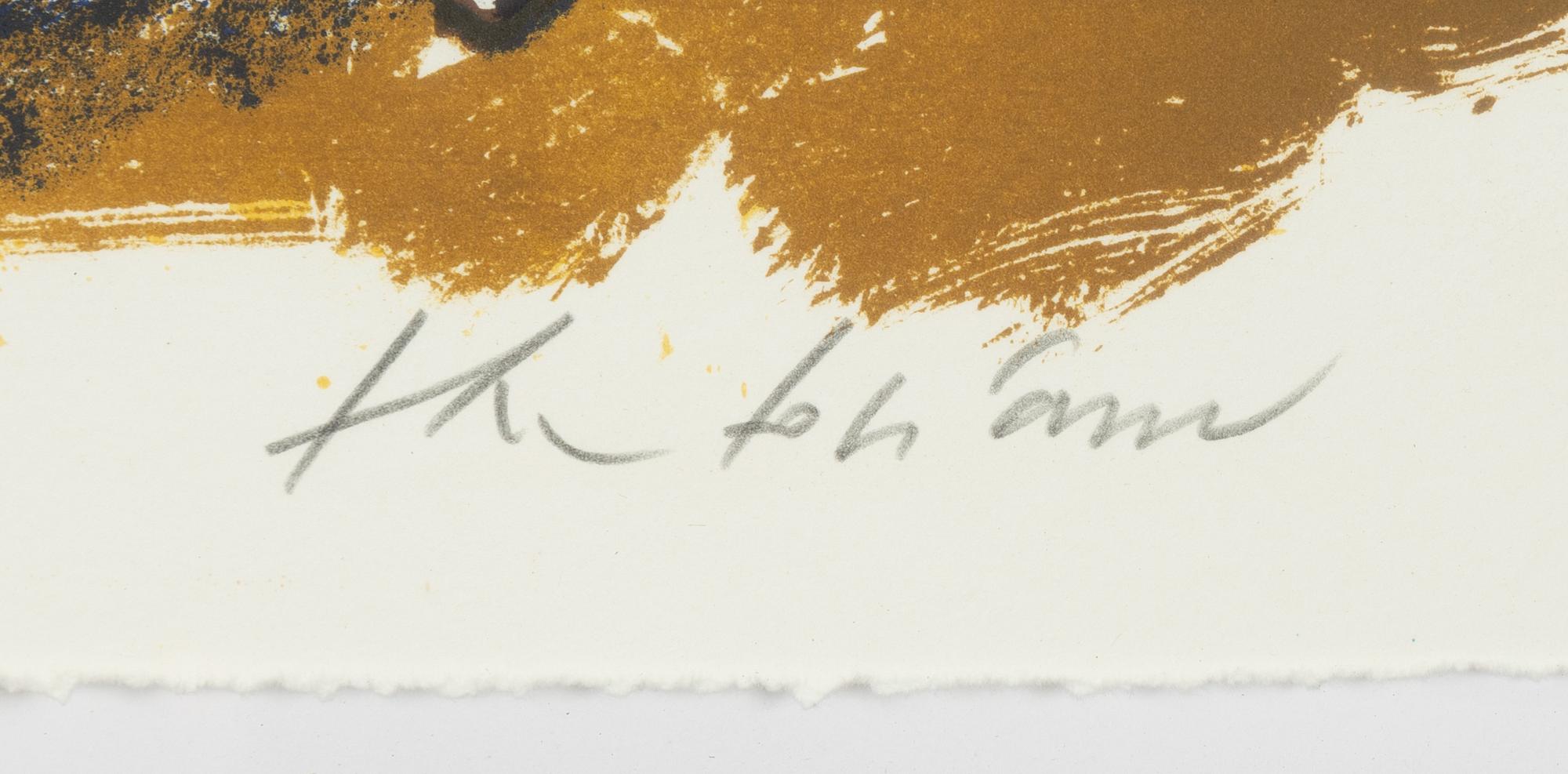 Theo Tobiasse, färglitografi, signerad 153/180.