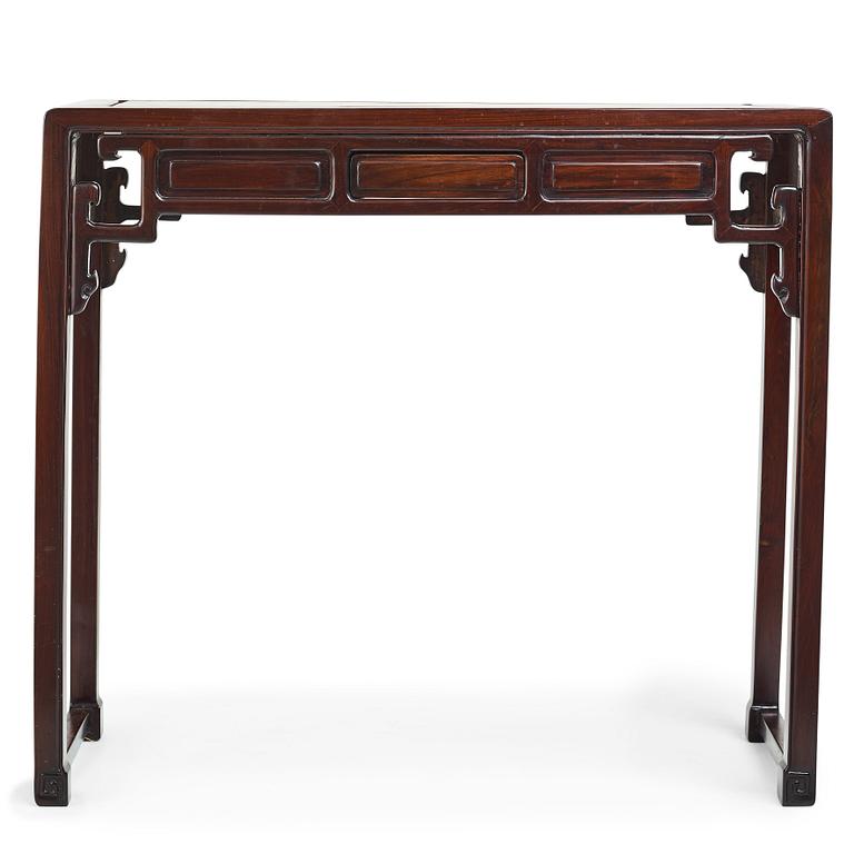 A Chinese wooden altar table, presumably first half of the 20th Century.