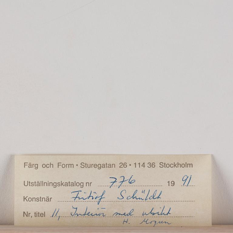 Fritiof Schüldt, "Interiör med utsikt".