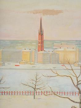 Einar Jolin, Vy mot Riddarholmen.