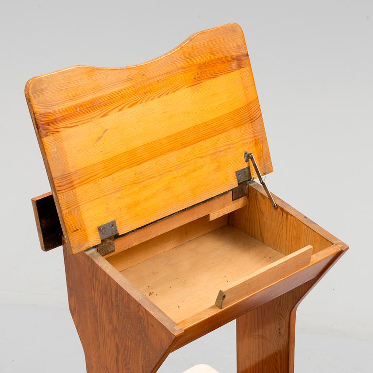 A first half of the 20th century school bench.